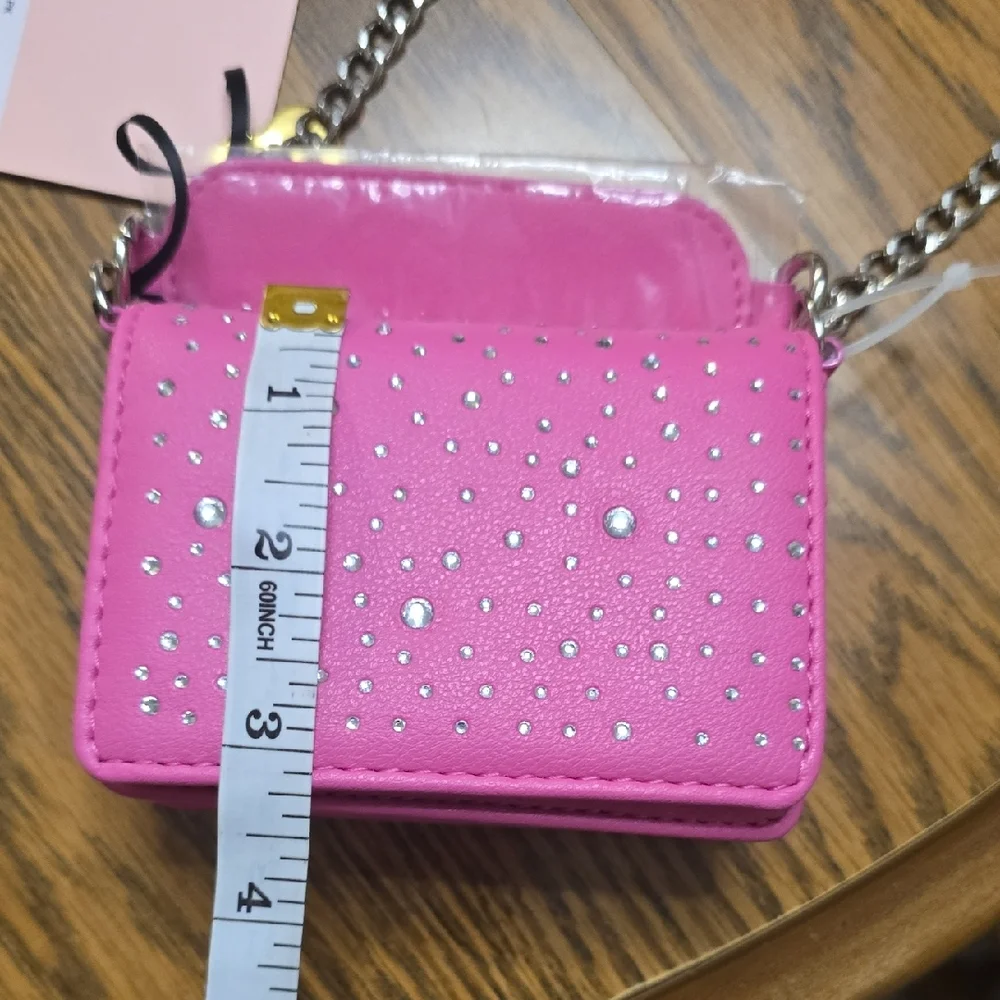 Juicy Couture Pink Mini Bag with Silver Chain - Picture 7 of 8